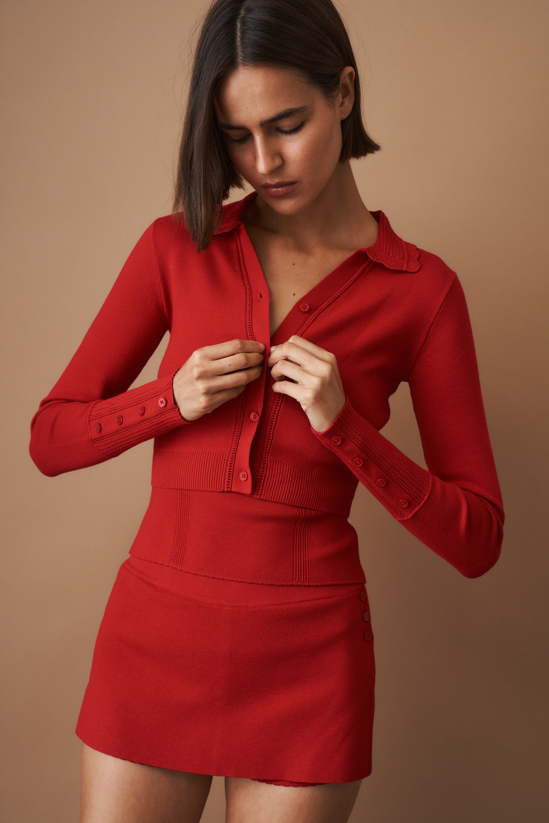 Carrie Shorts Red - DÉSORDRE