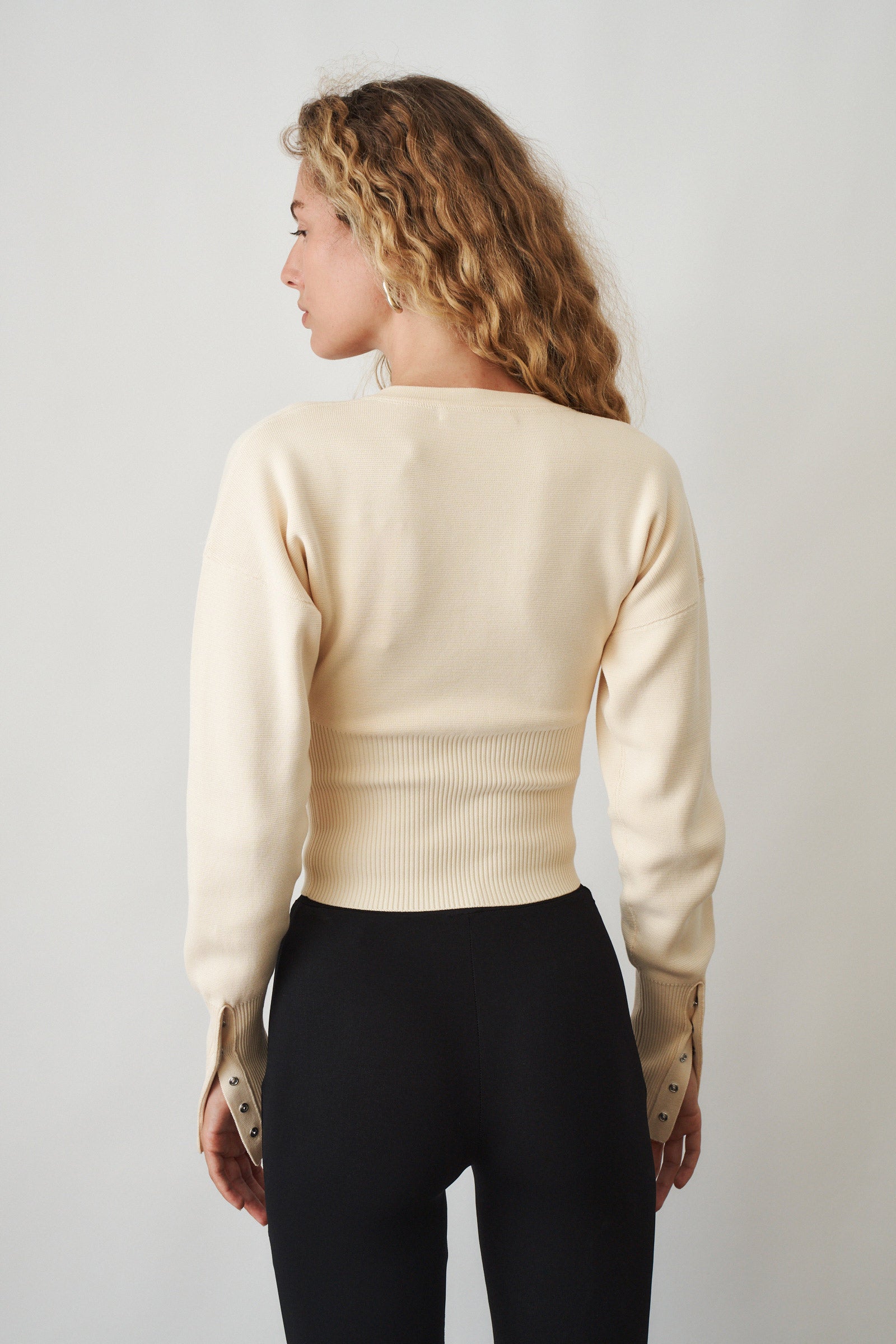 The Weekend Knit Cardigan Cream - DÉSORDRE