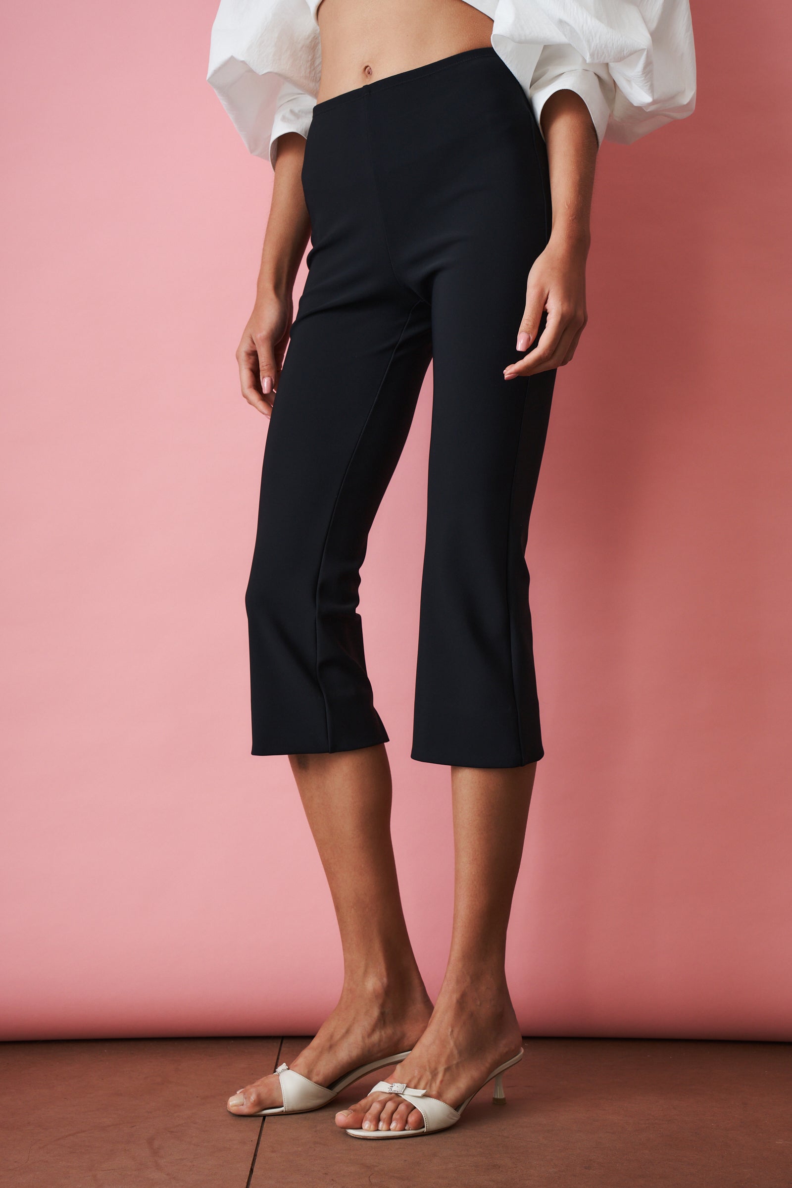 Basic Capri Knit Pant - DÉSORDRE