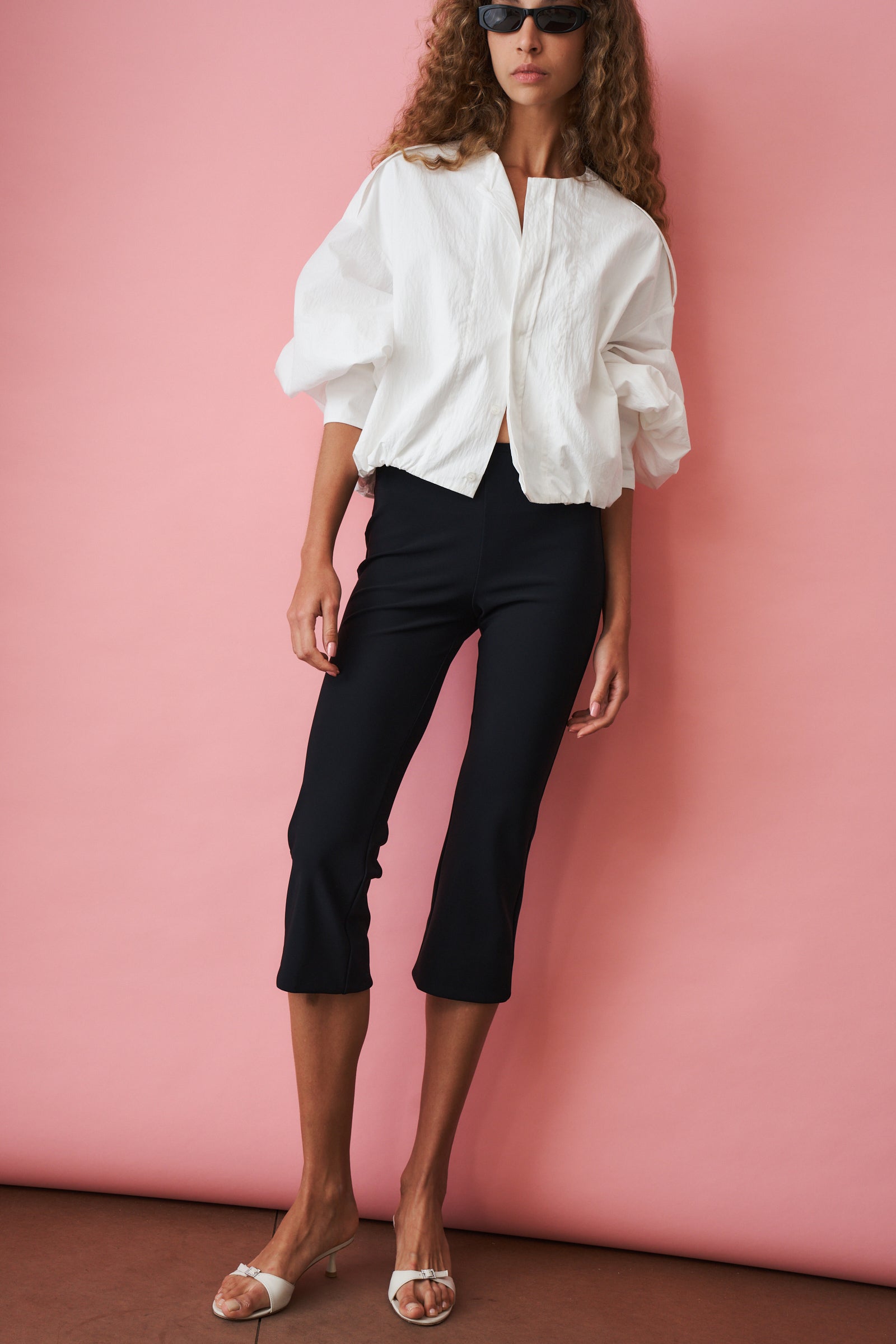 Basic Capri Knit Pant - DÉSORDRE