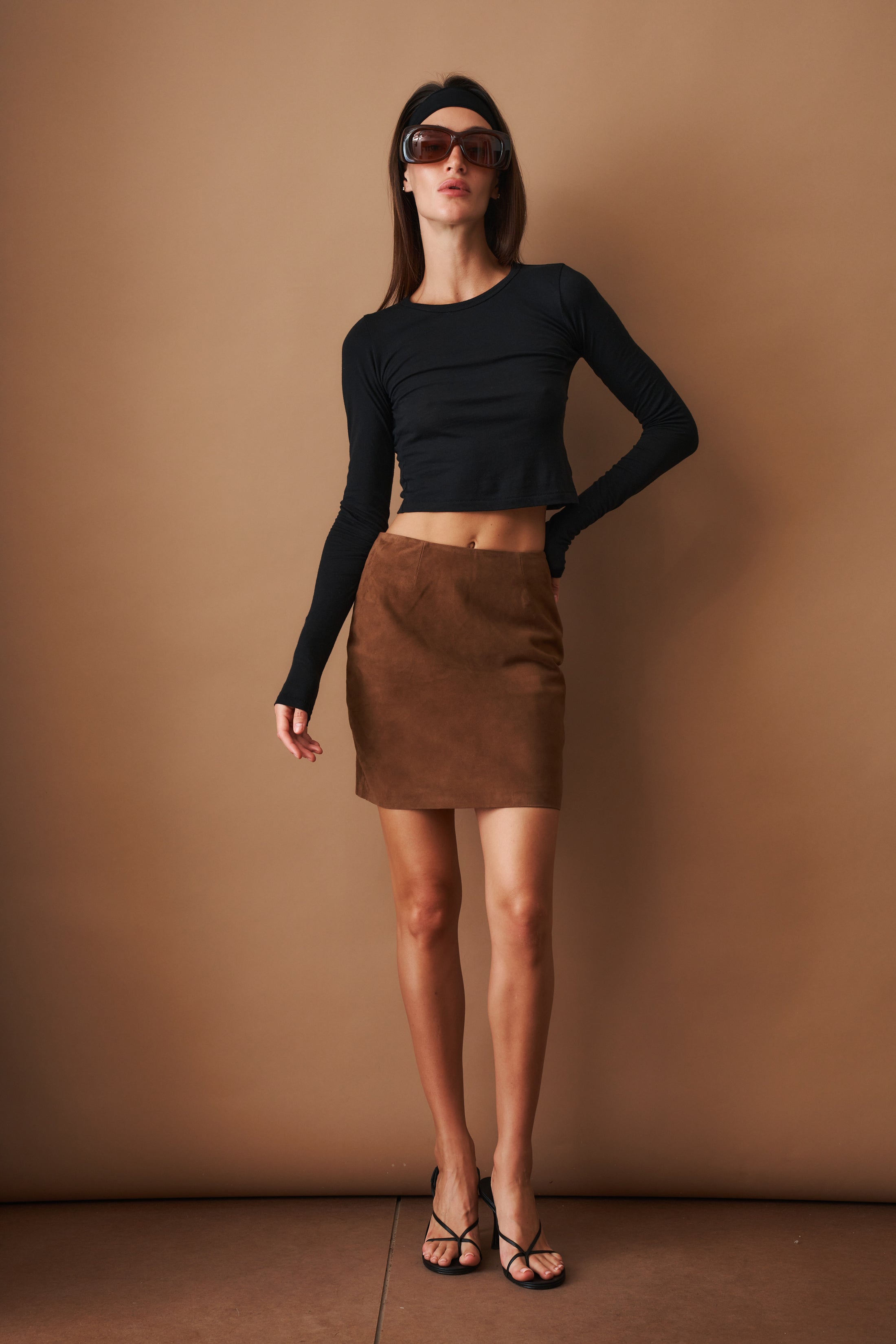 Suede Mini Skirt - DÉSORDRE