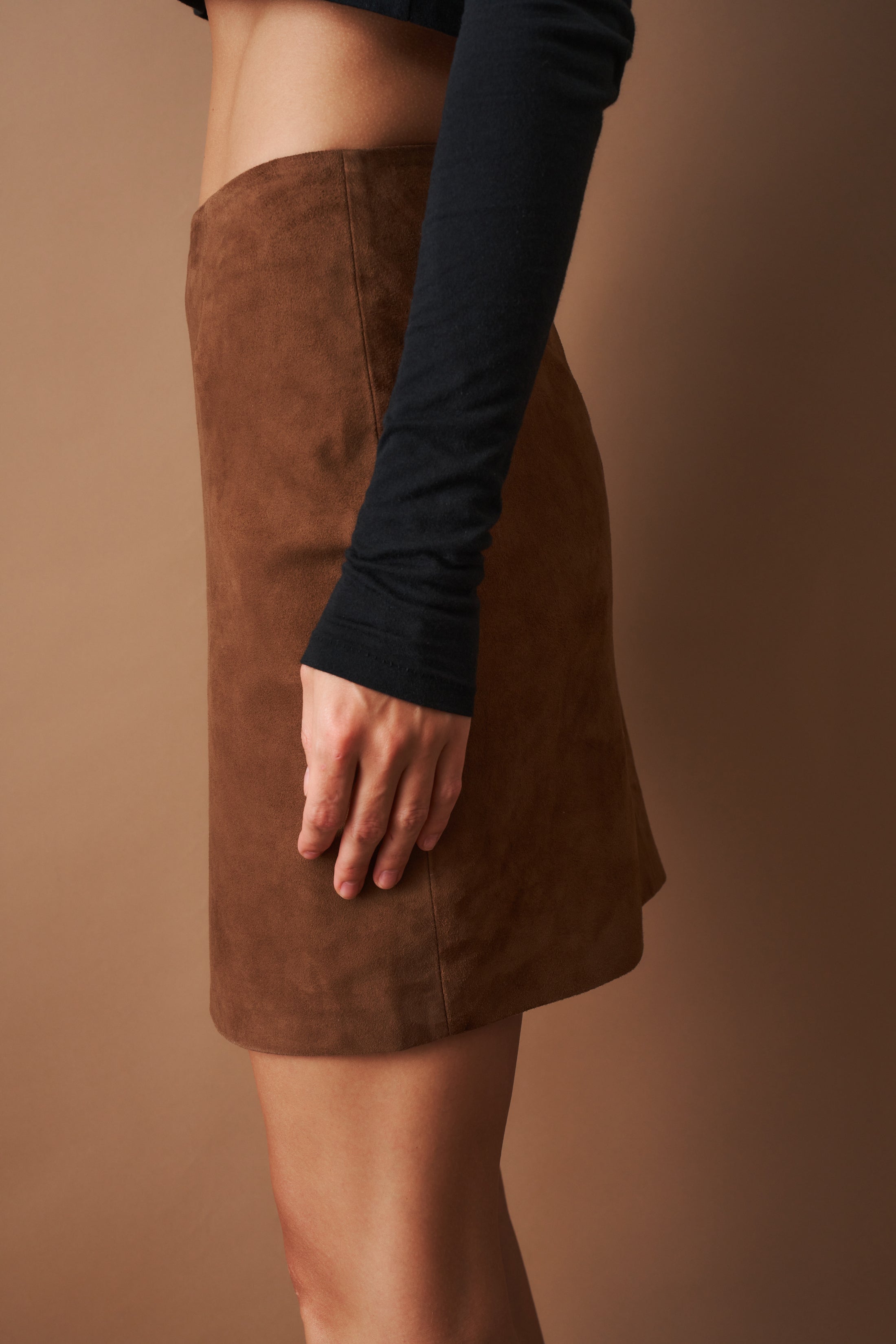 Suede Mini Skirt - DÉSORDRE
