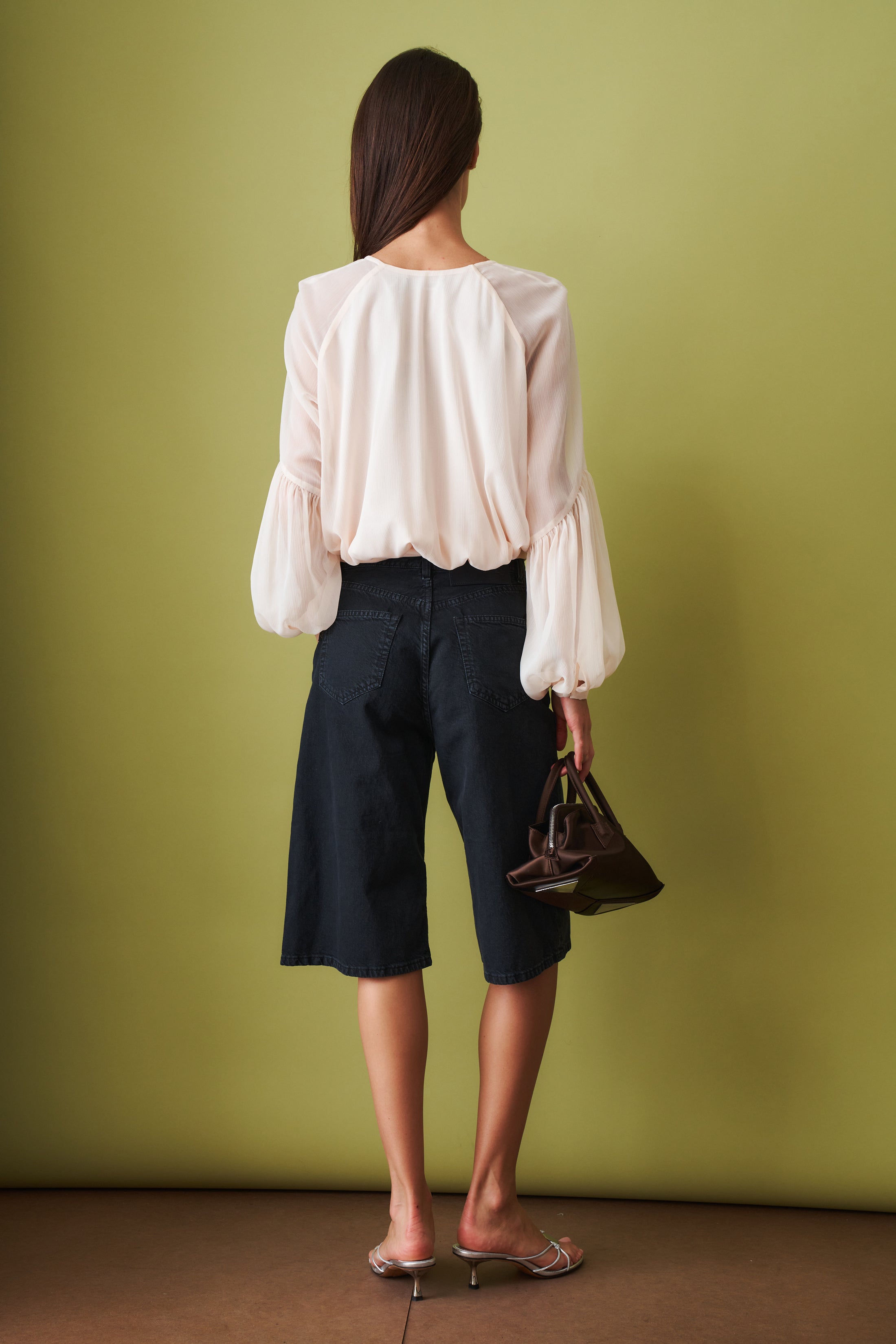 Chiffon V-neck Top - DÉSORDRE