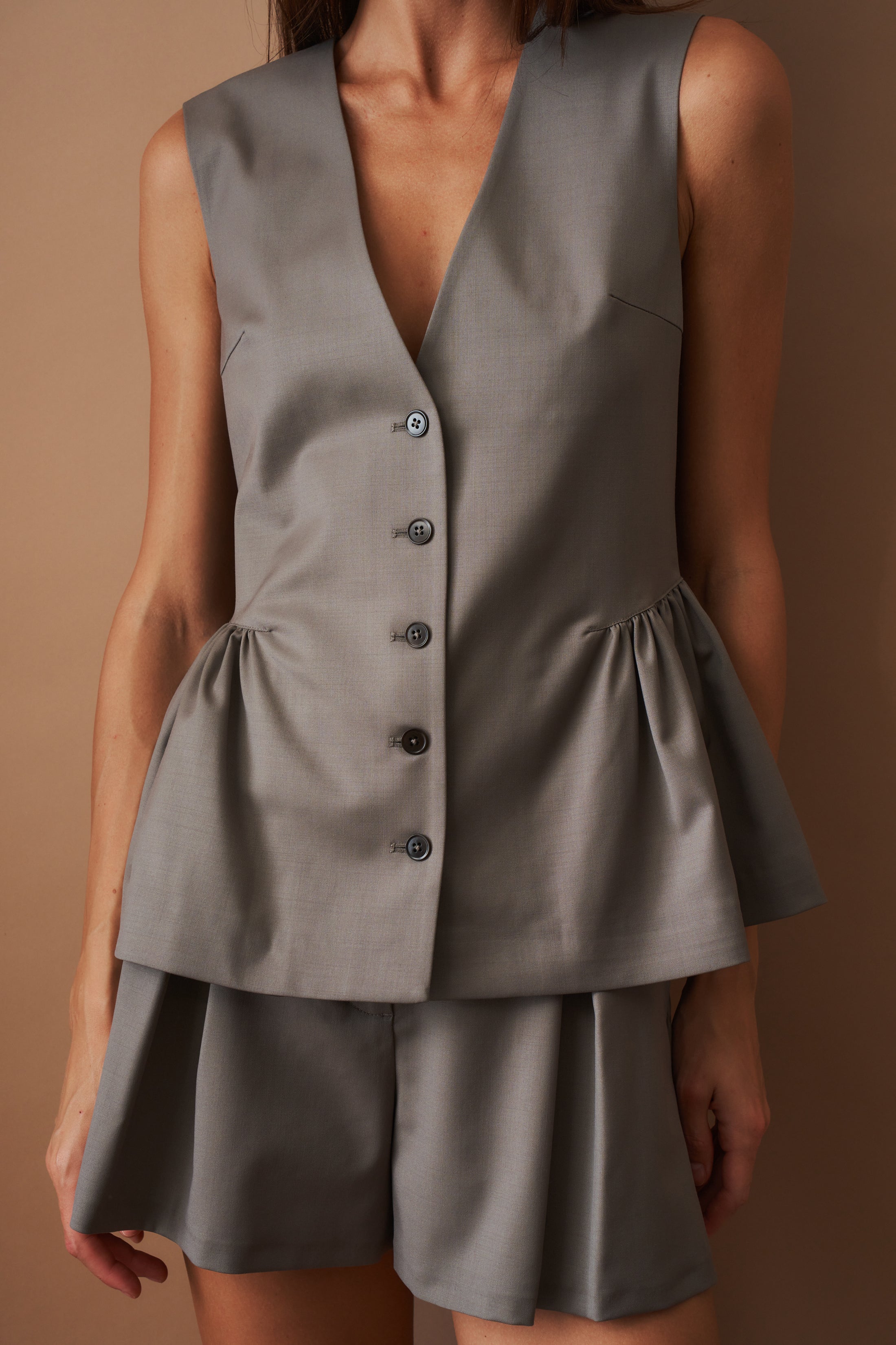 Peplum Waistcoat - DÉSORDRE
