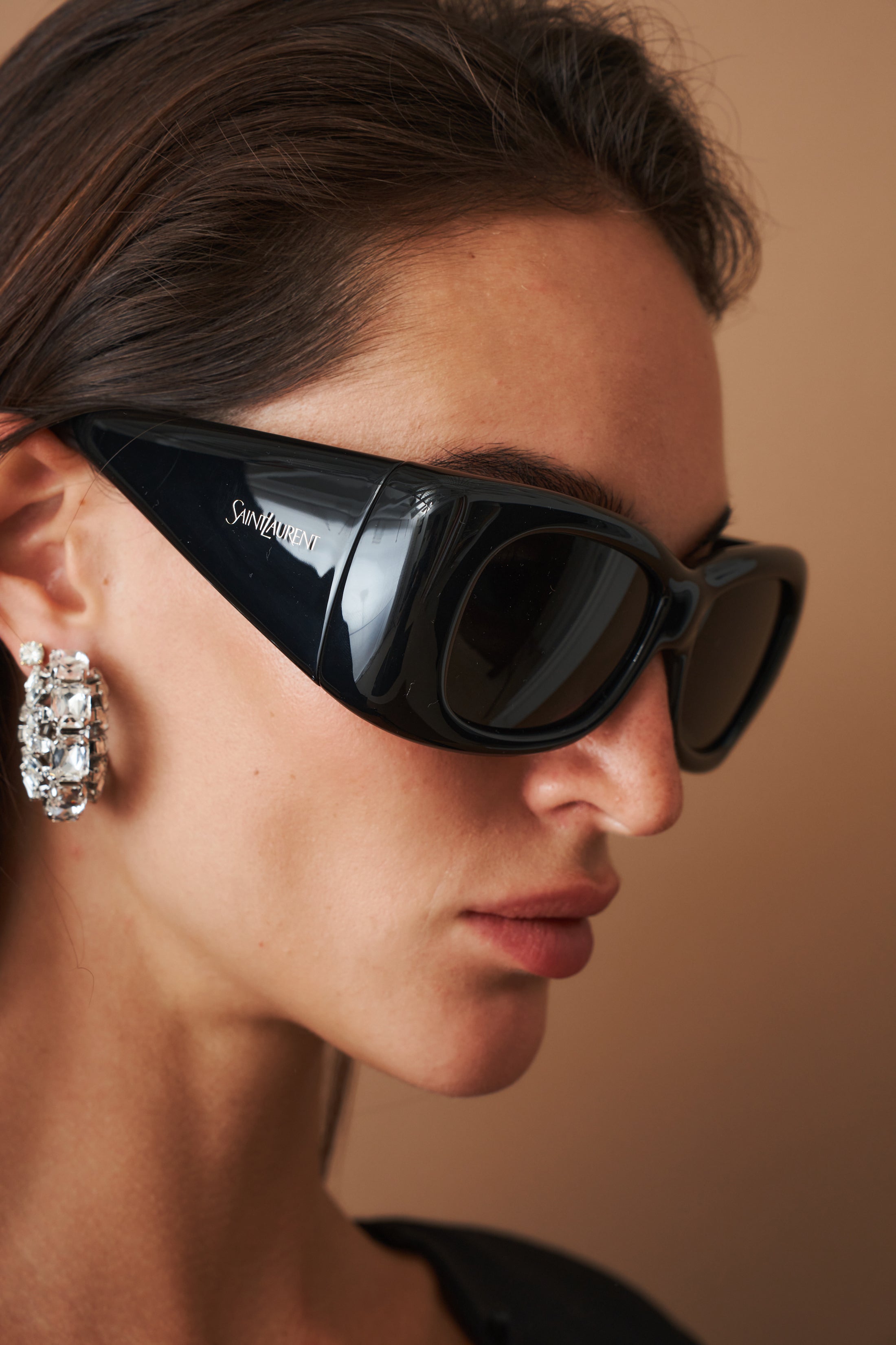 Rectangle Howl Black Sunglasses - DÉSORDRE