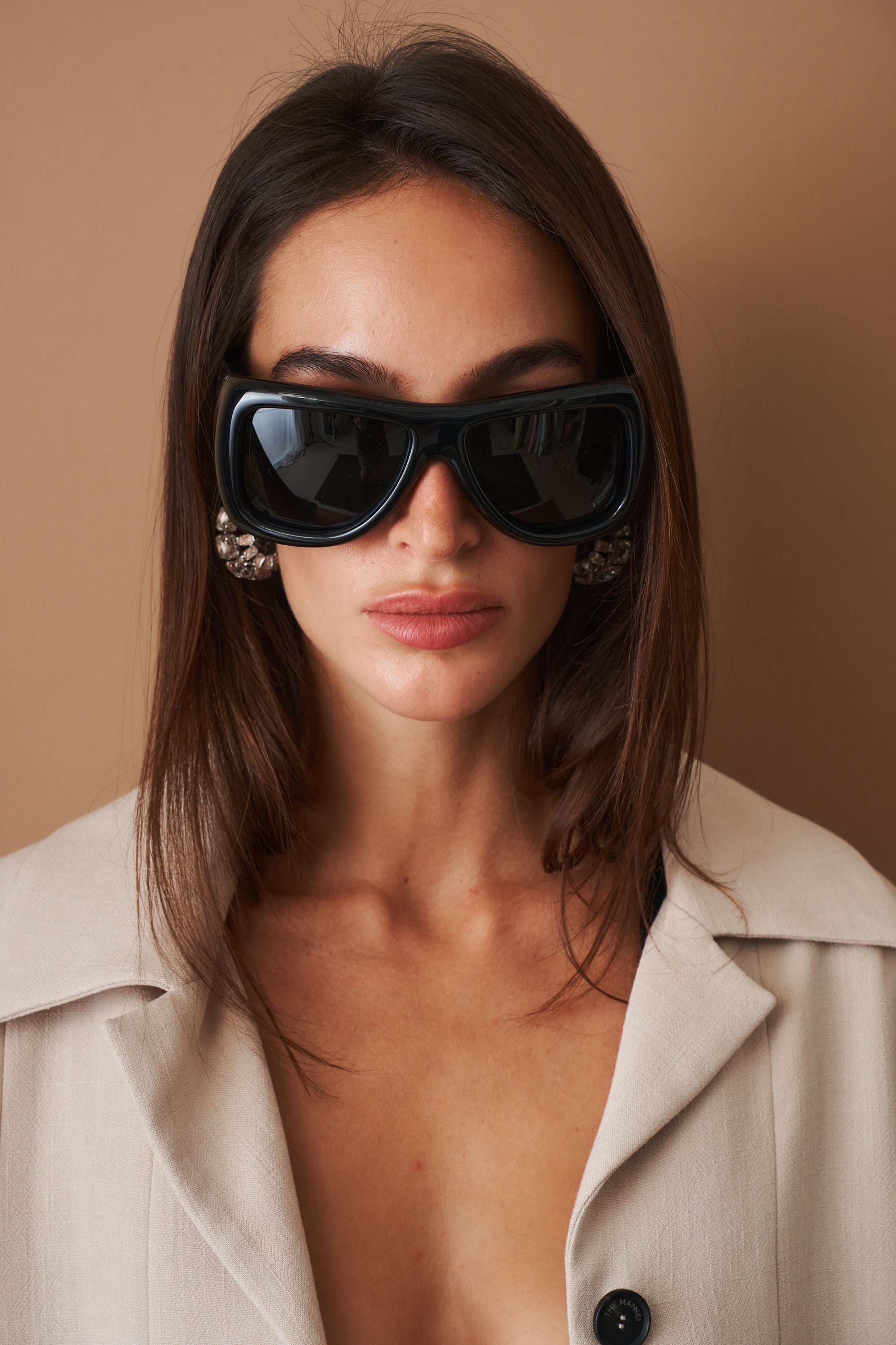 Square Howl Black Sunglasses - DÉSORDRE