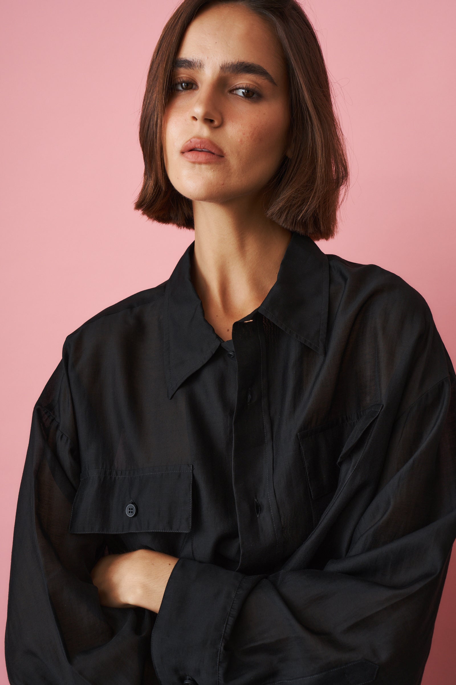Daria Black Shirt - DÉSORDRE