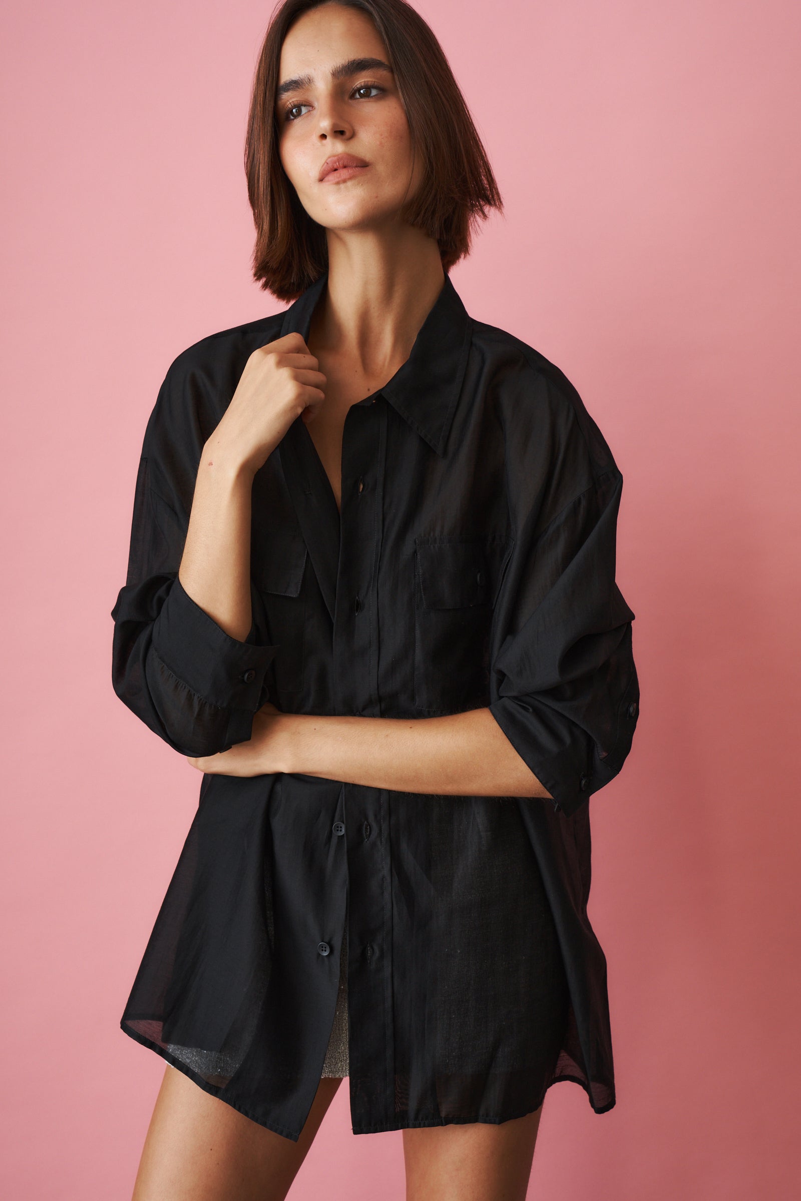 Daria Black Shirt - DÉSORDRE