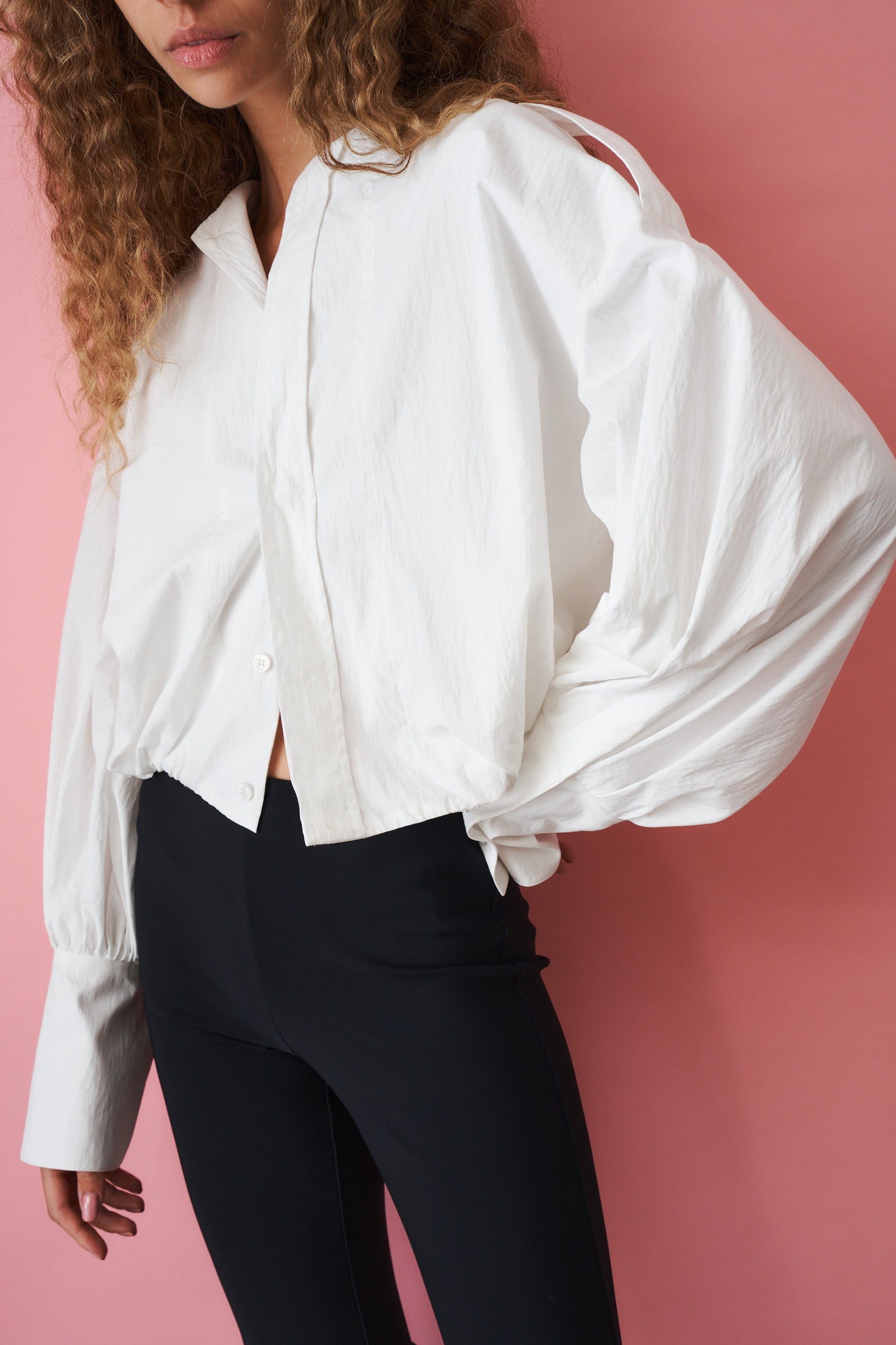 Diana Pleat Overshirt - DÉSORDRE