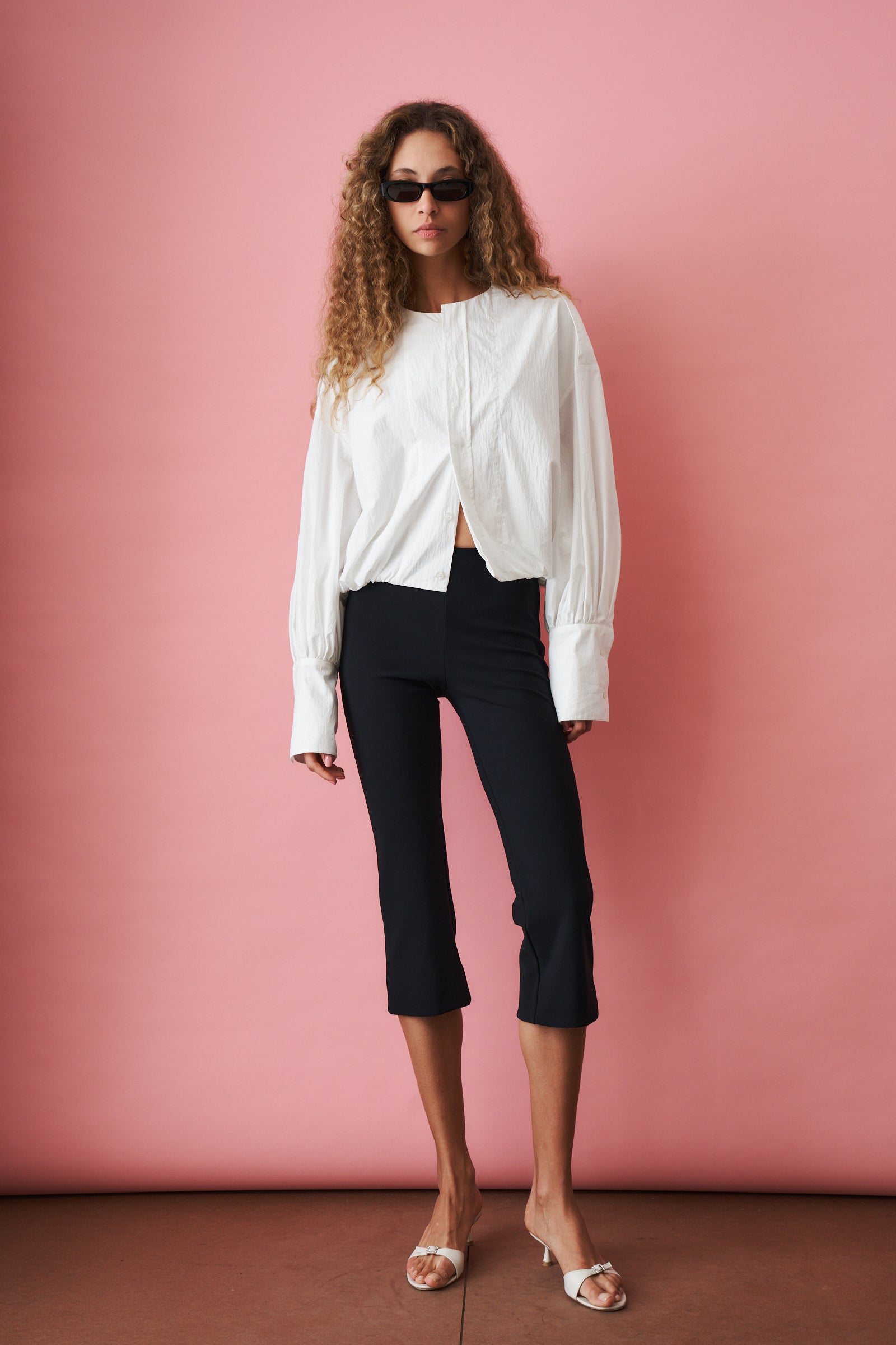 Diana Pleat Overshirt - DÉSORDRE