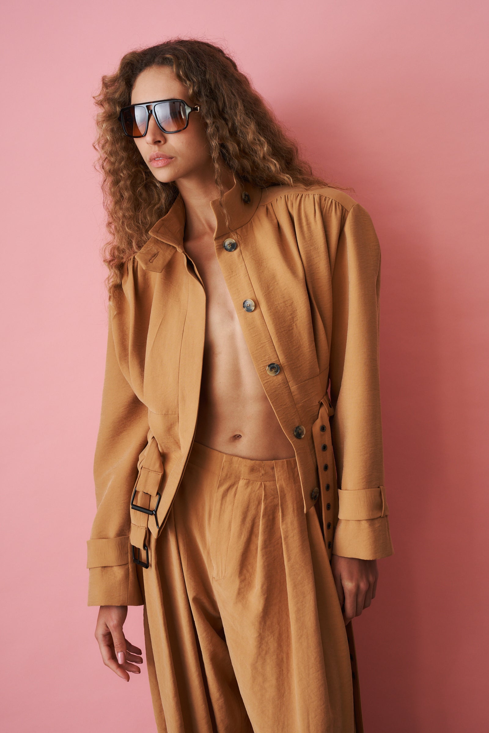 Double Belted Jacket - DÉSORDRE
