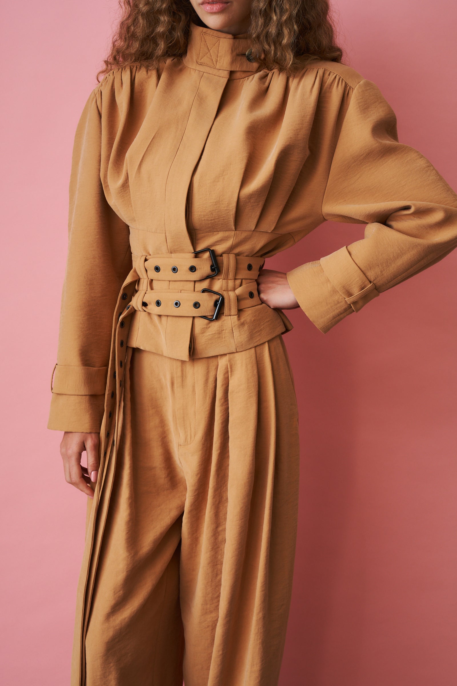 Double Belted Jacket - DÉSORDRE