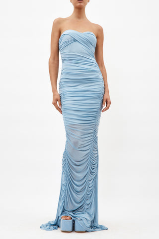 Strapless Ruched Ticino Mermaid Gown