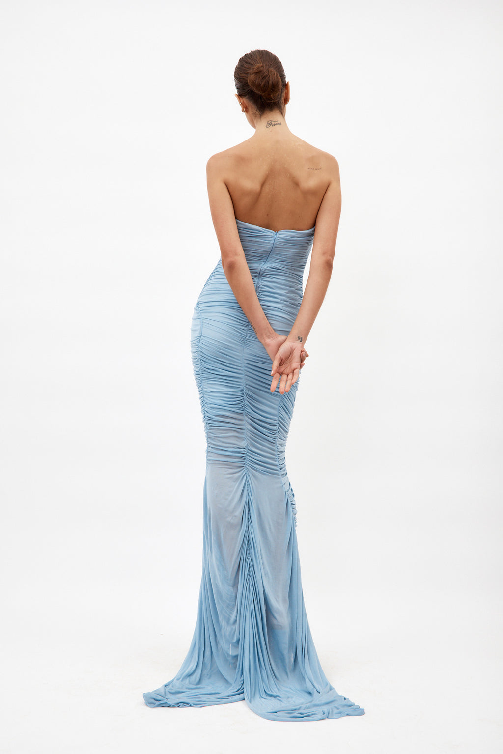 Strapless Ruched Ticino Mermaid Gown
