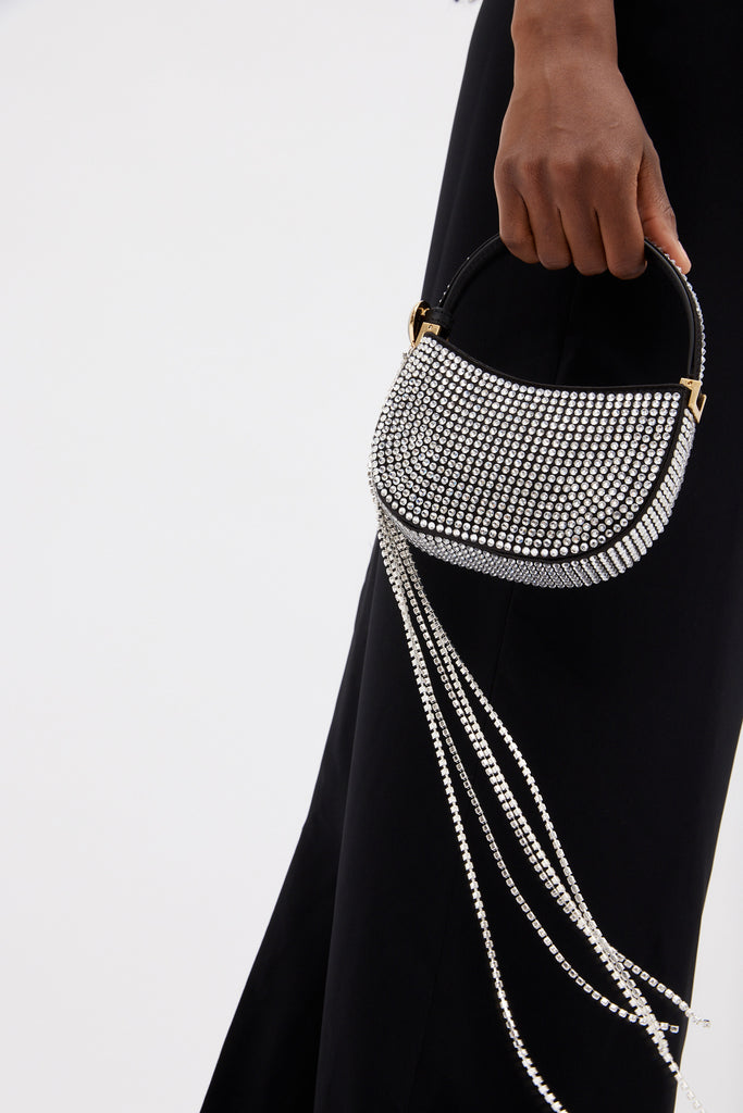 トートバッグ Magda Butrym Re23 Medium Vesna Hobo Bag - Black - Strass Re23 Medium Vesna Hobo Bag - Magda Butrym - Black - Strass