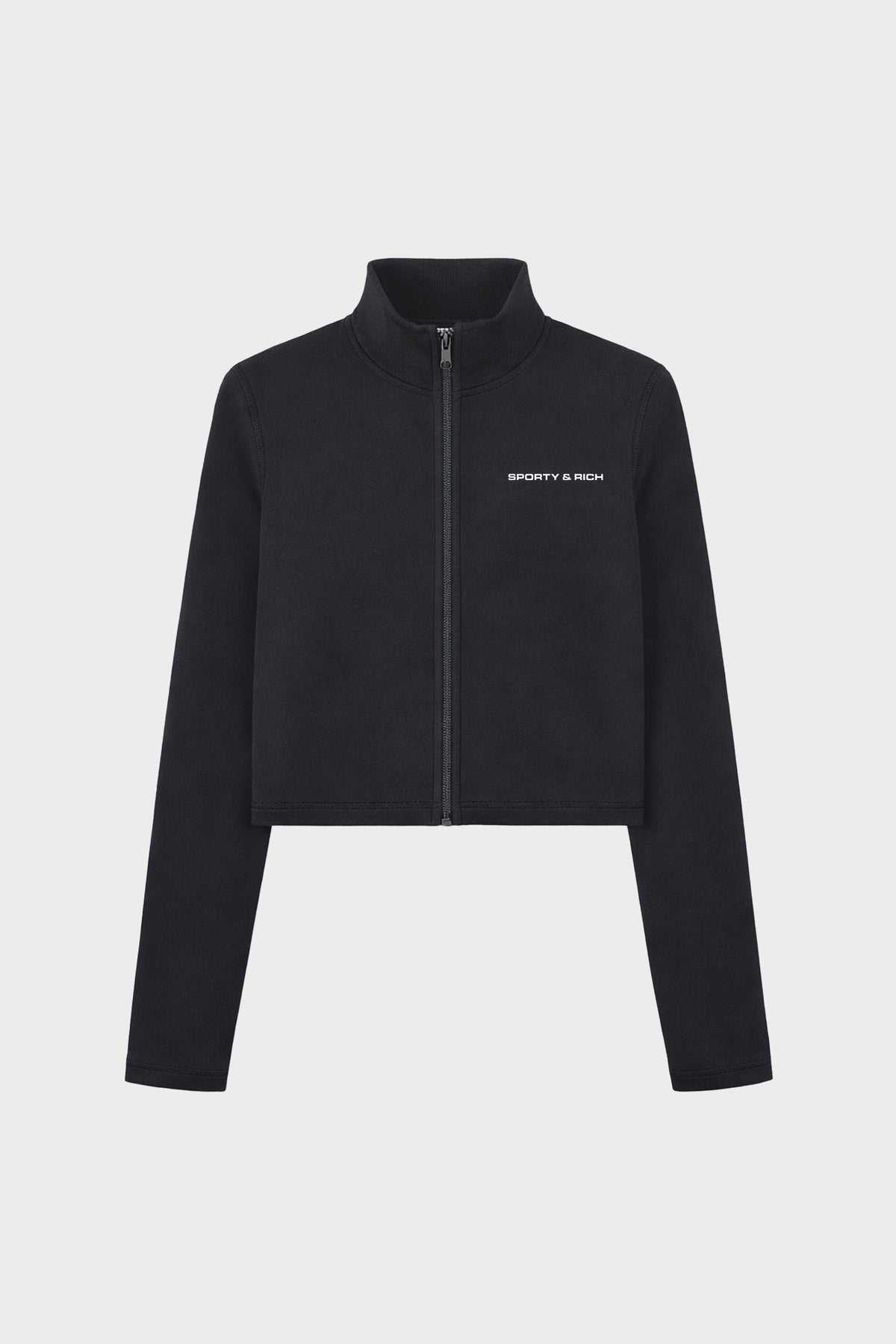 Freya Bold Logo Sports Jacket Black | Sporty & Rich at Désordre