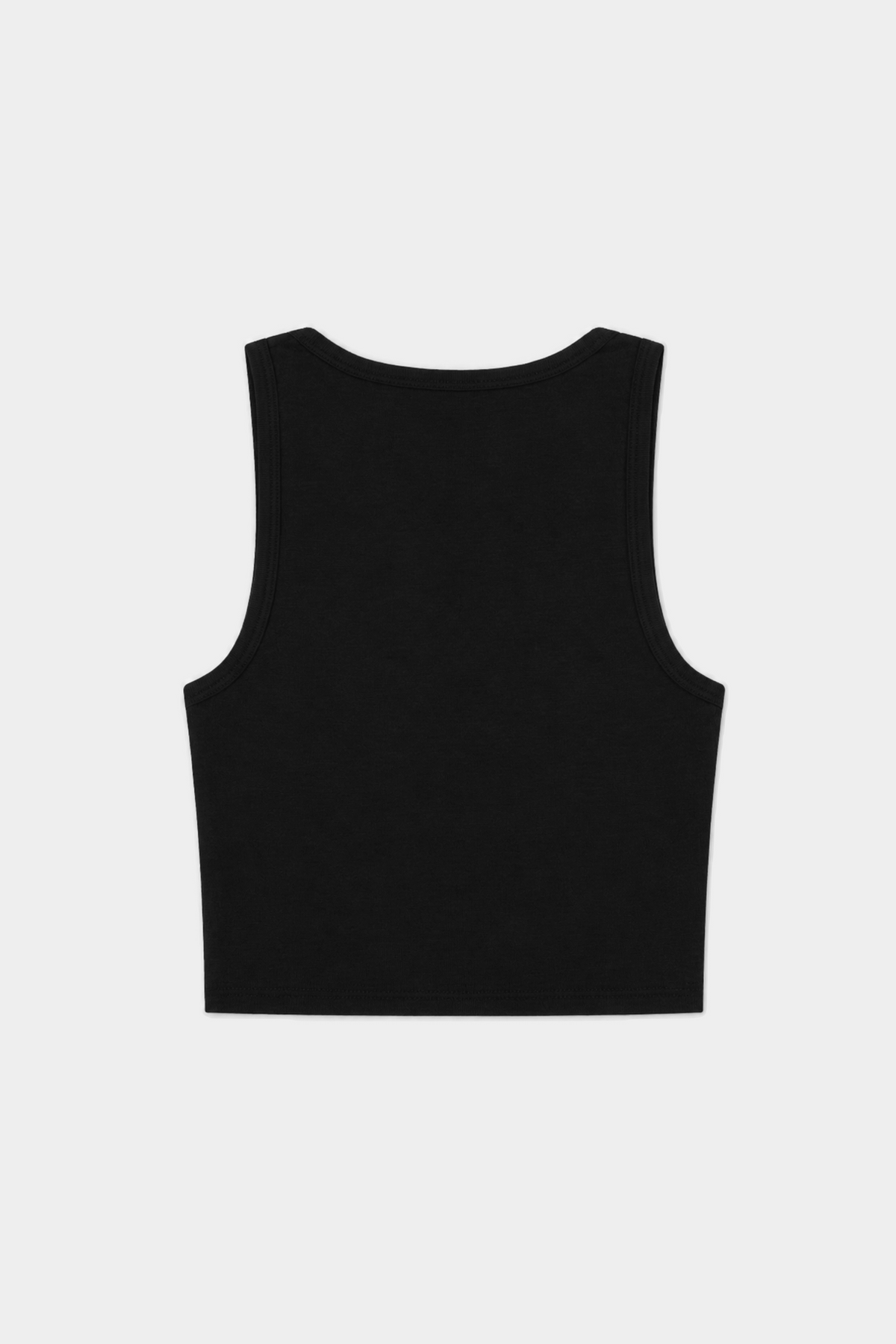 Colette Signature Logo Baby Tank Black | Sporty & Rich at Désordre