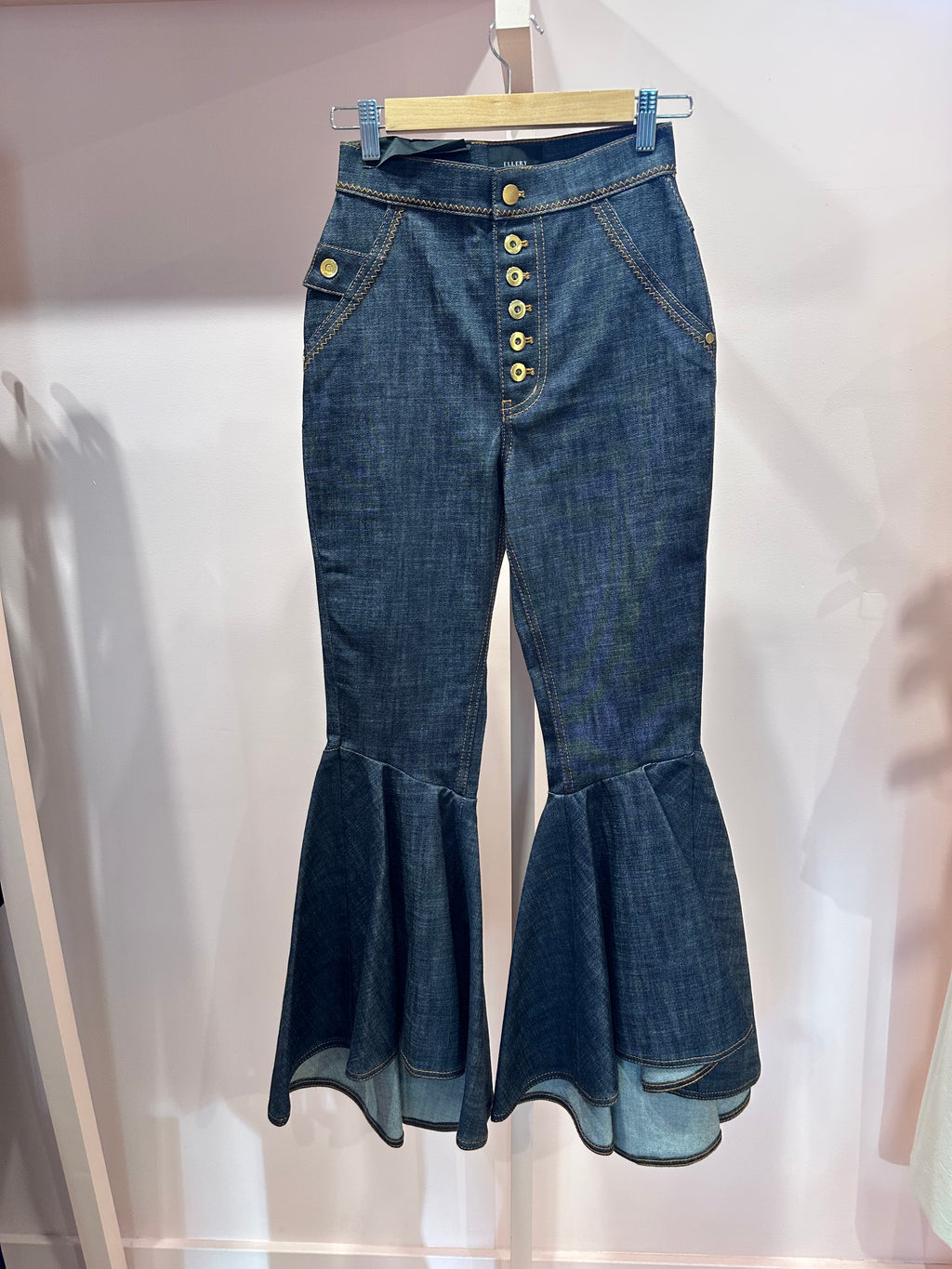 Ophelia Denim High Rise Bell Bottom Jeans