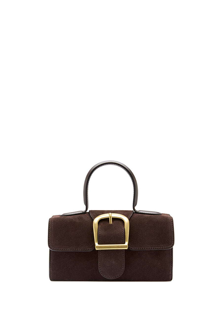 3.55 Brown Suede Mini Satchel