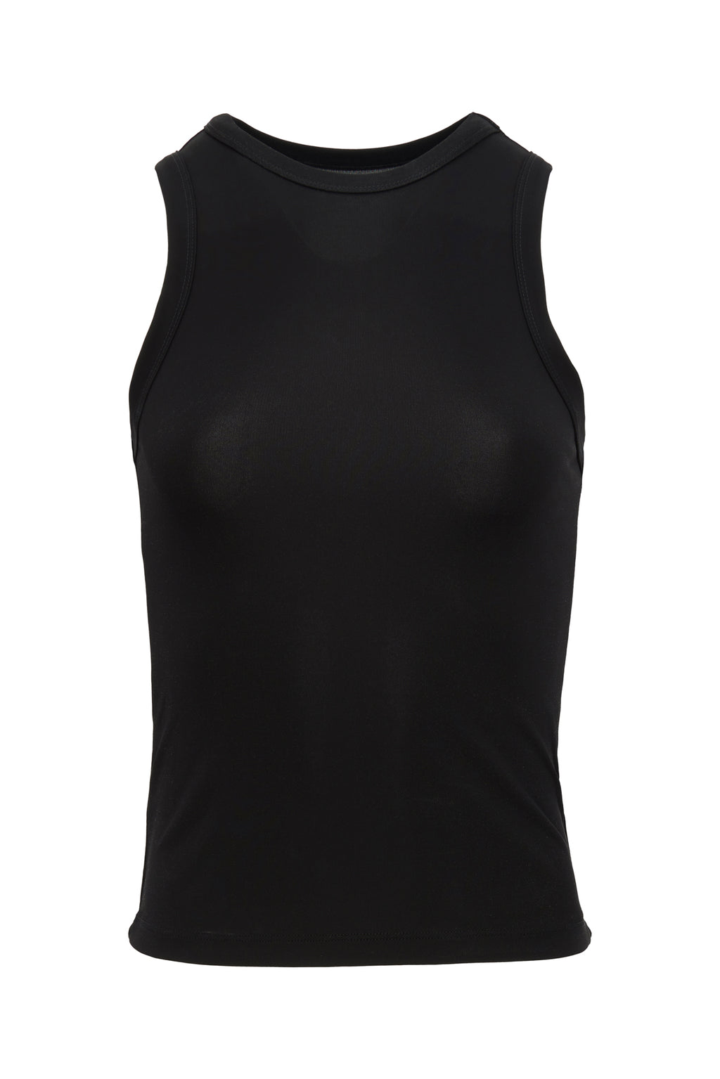 Waffle Black Tank