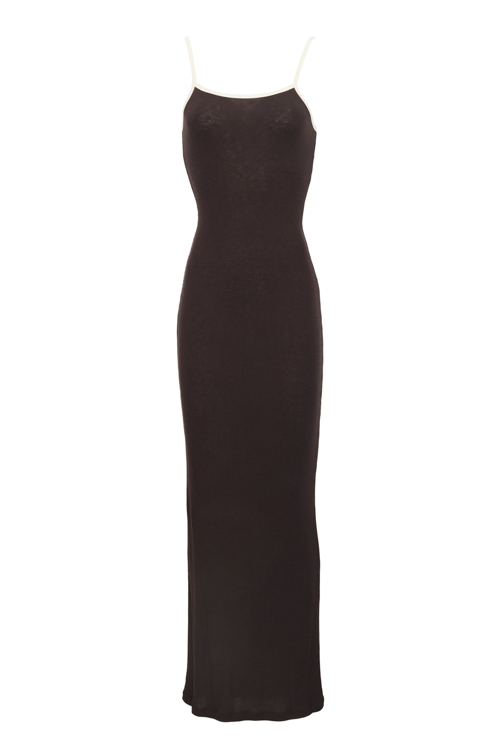 Slip Tank Brown Maxi Dress