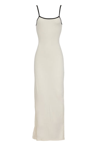 Slip Tank White Maxi Dress