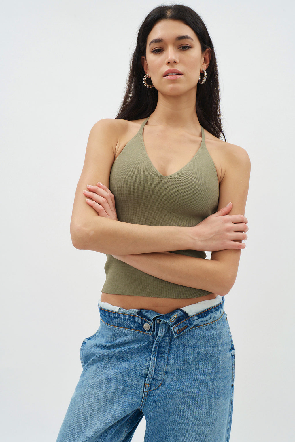 Thaiane Olive Top