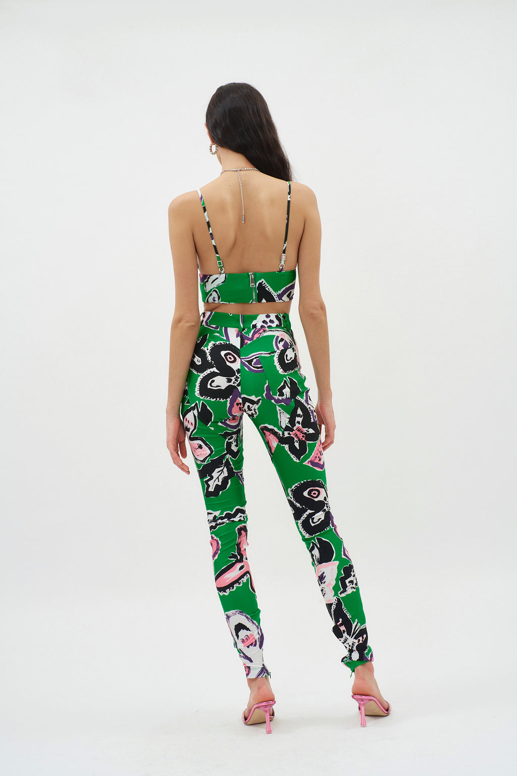 AREA NYC Butterfly Green Multi Printed Legging – Désordre Boutique