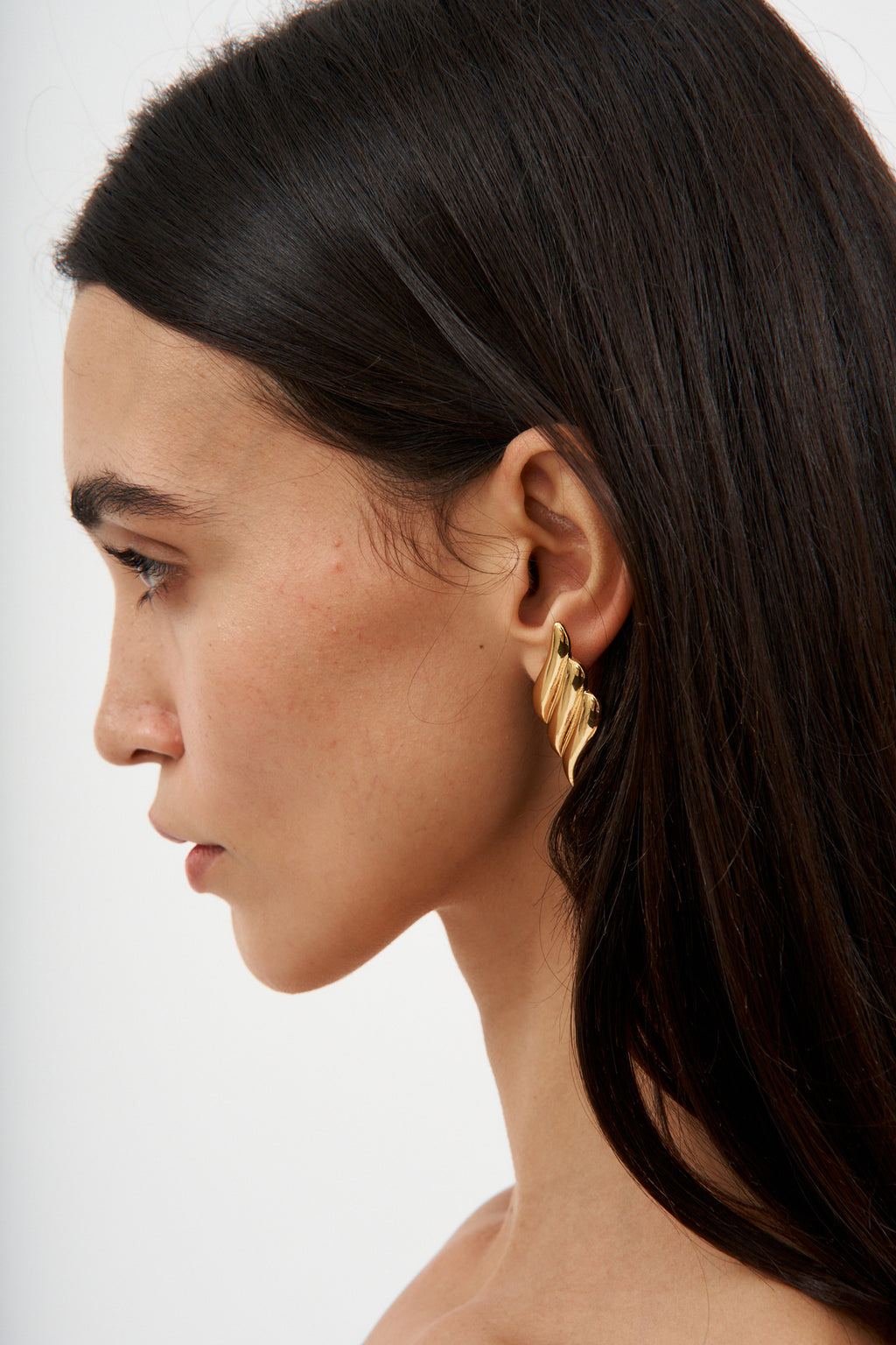 Wing Gold Earrings