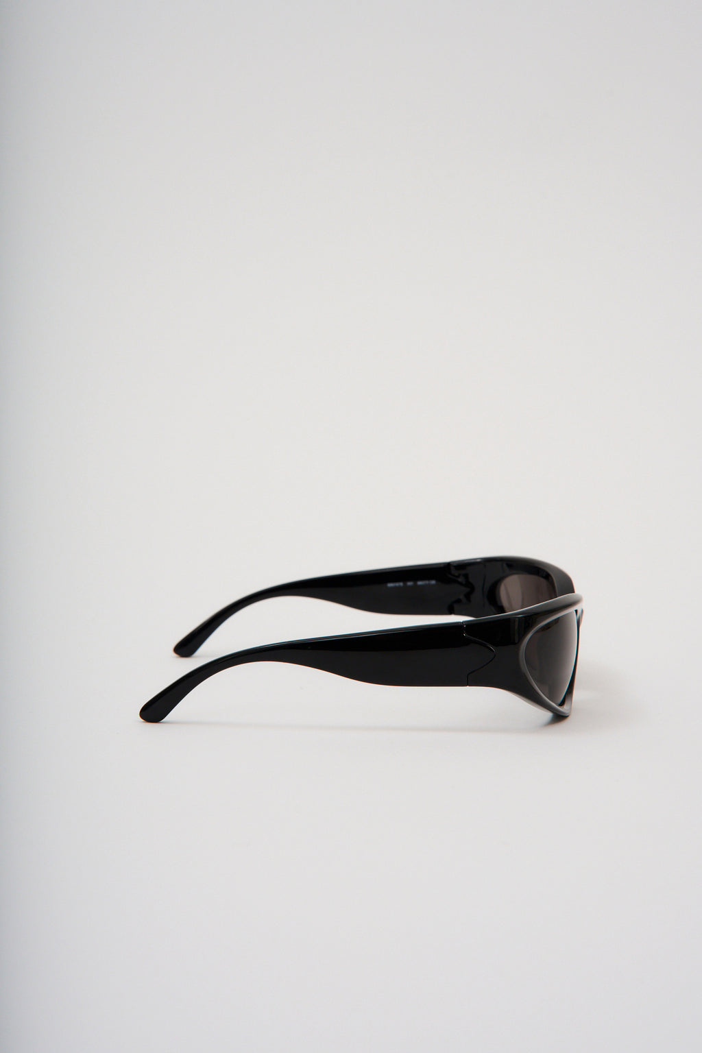 Wraparound Cat Eye Black Sunglasses