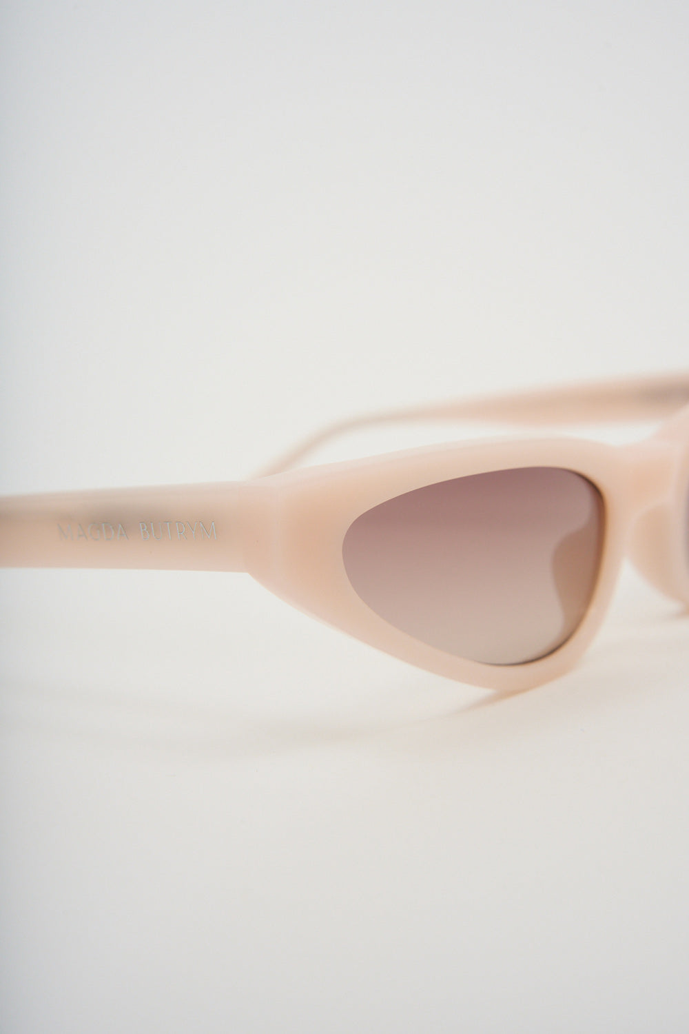 Narrow Cat Eye Pink Sunglasses