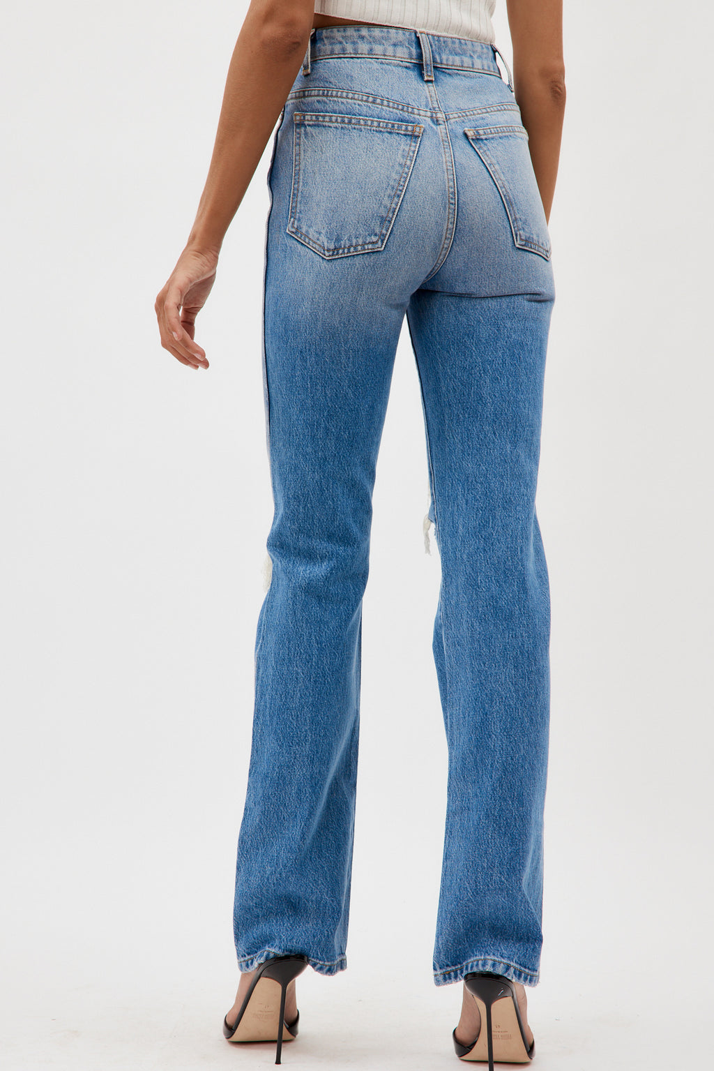 KHAITE Danielle Portland Blue Jeans – Désordre Boutique