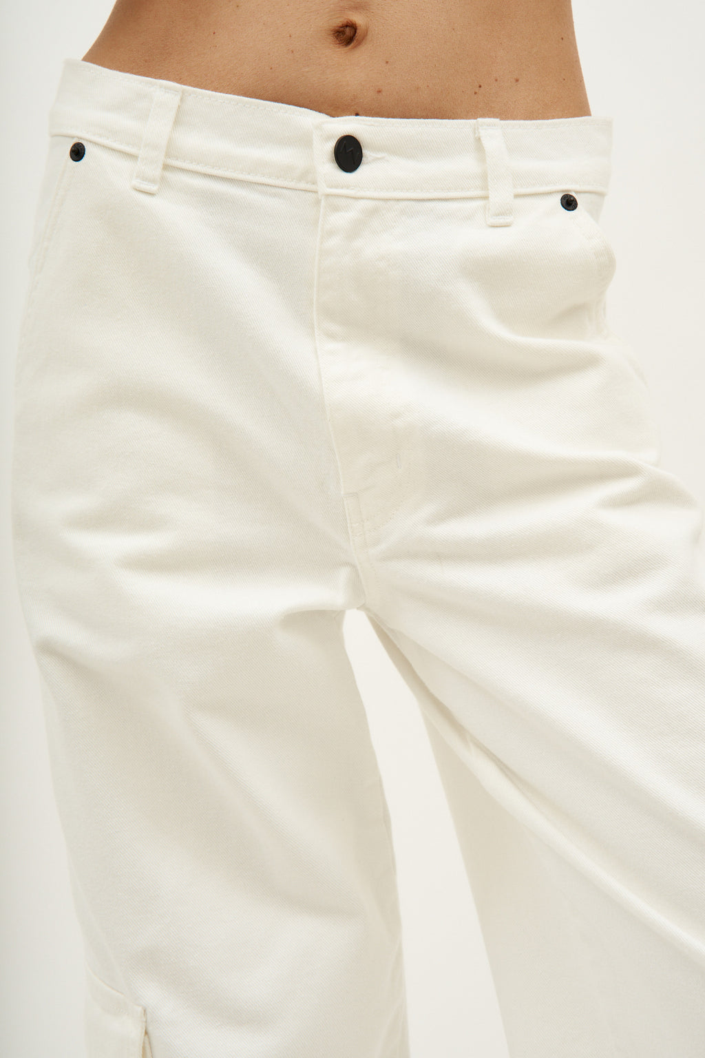 Melas White Pants