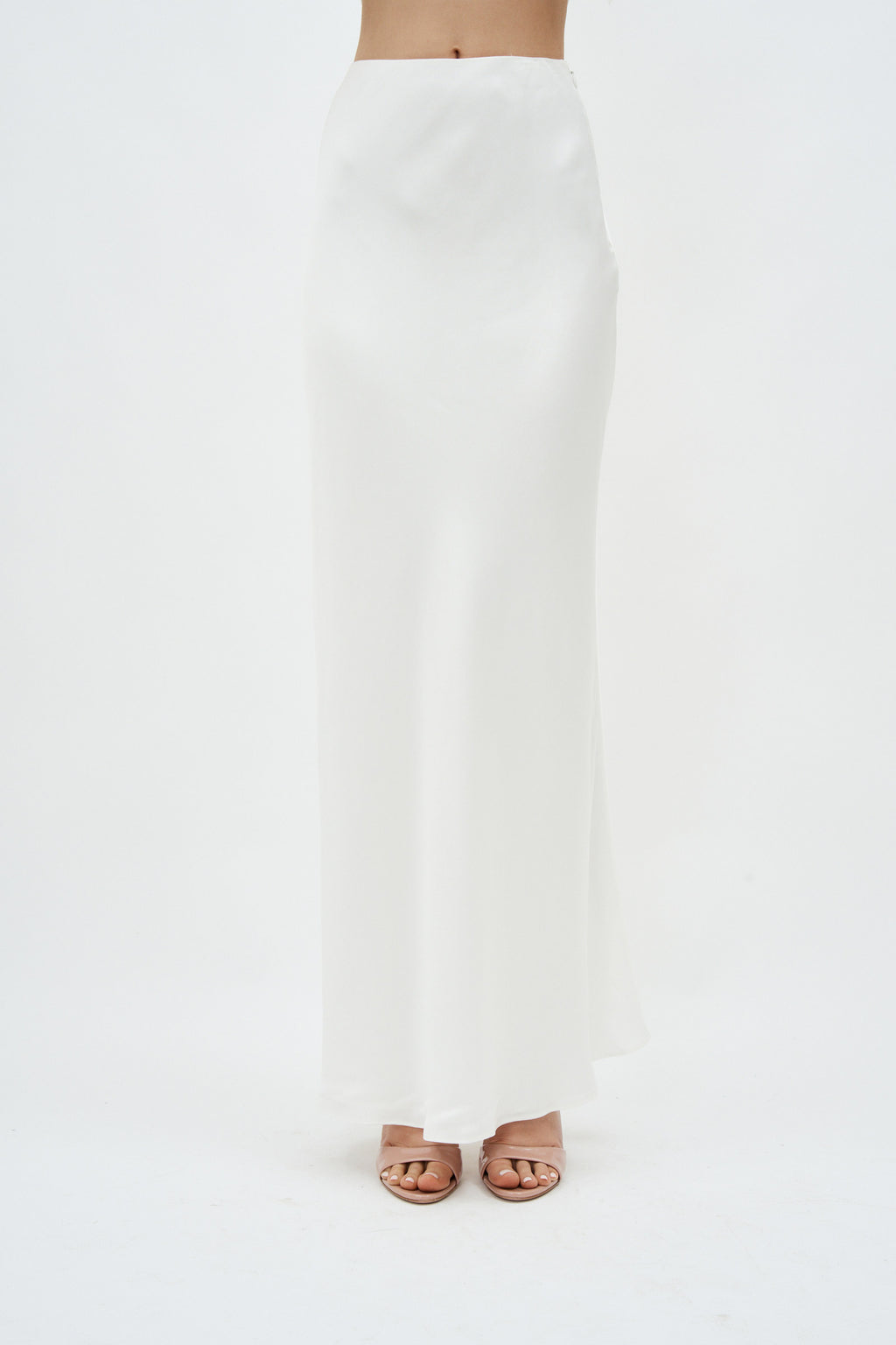 Kiri Maxi White Skirt