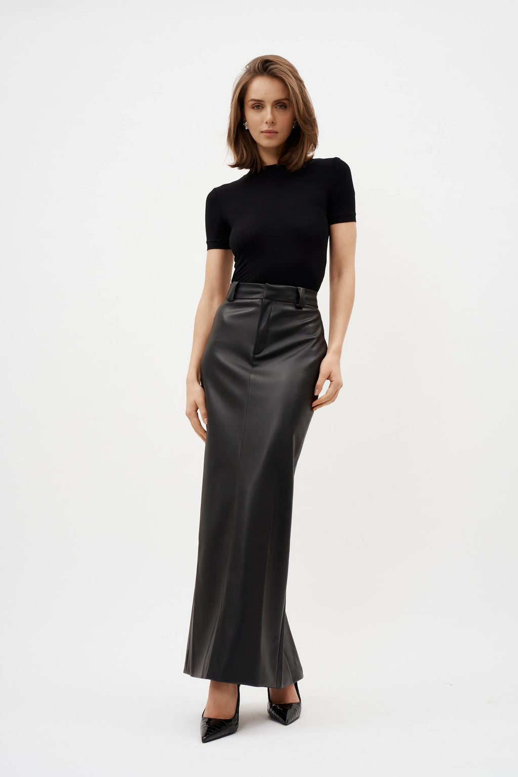 Luna Silhouette Black Skirt