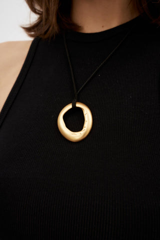 Mini Gold Black Necklace