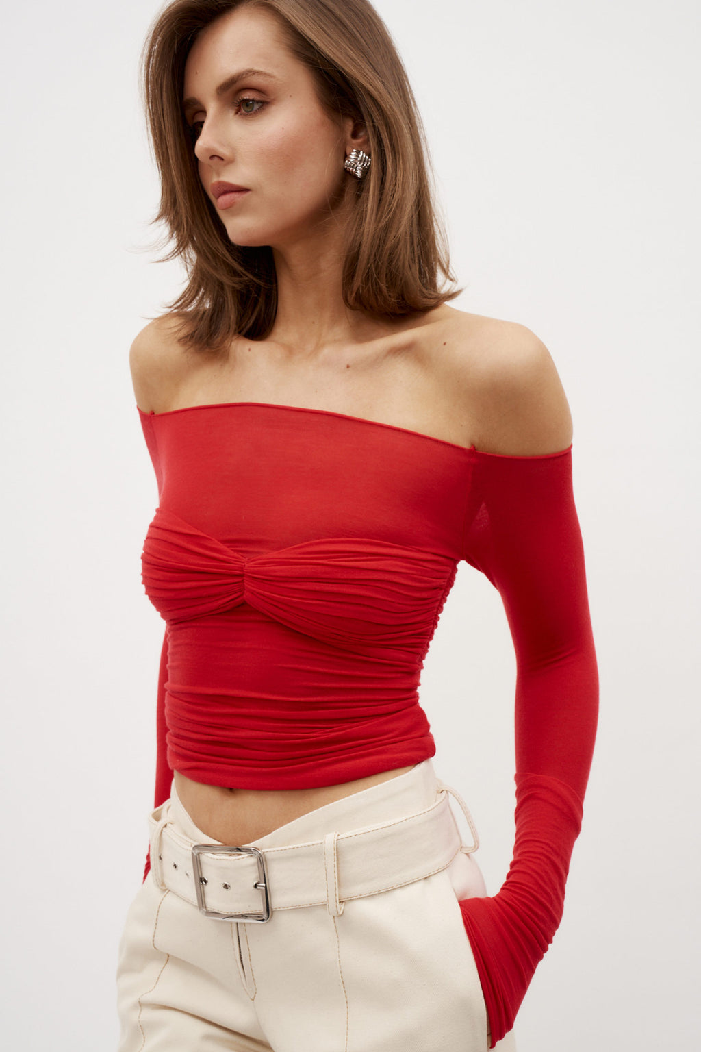 La Sirena Scarlet Red Top