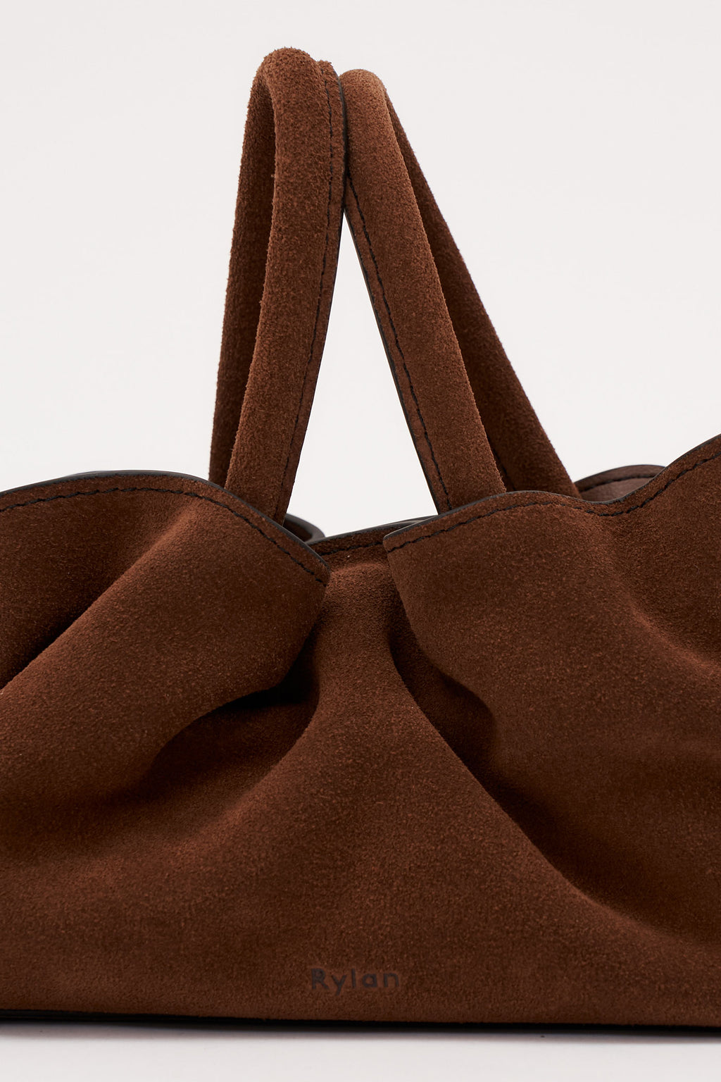 21.55 Brown Suede Mila Mini Tote