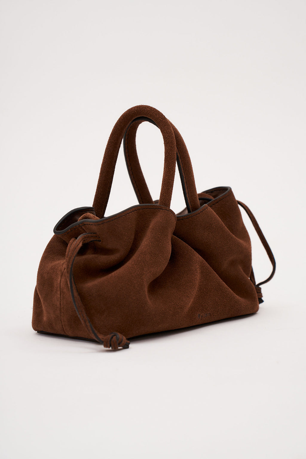 21.55 Brown Suede Mila Mini Tote