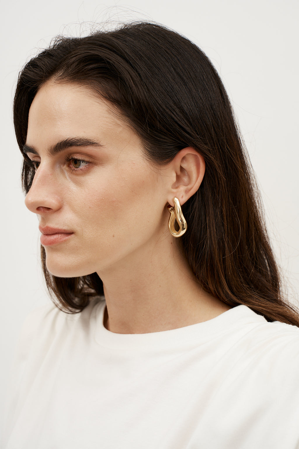 Wave Gold Earrings