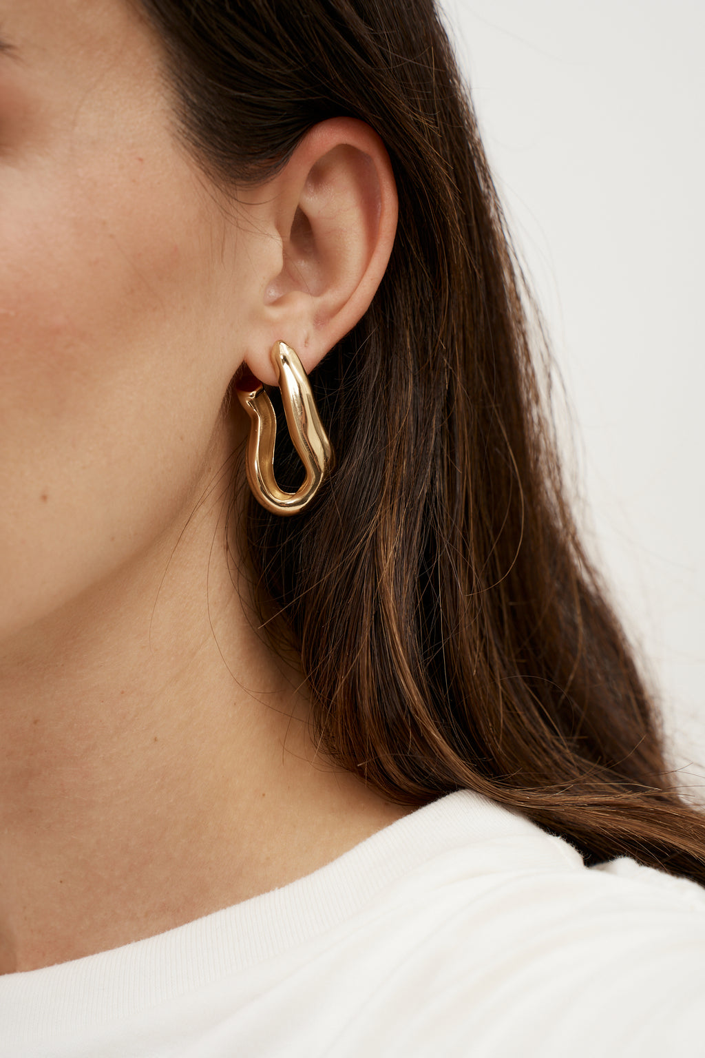 Wave Gold Earrings