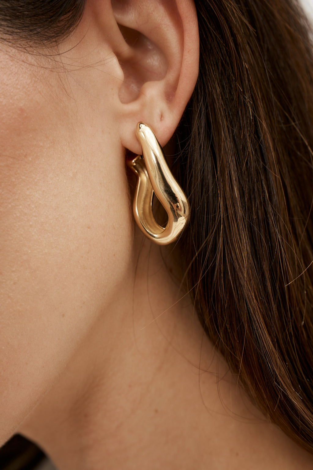 Wave Gold Earrings