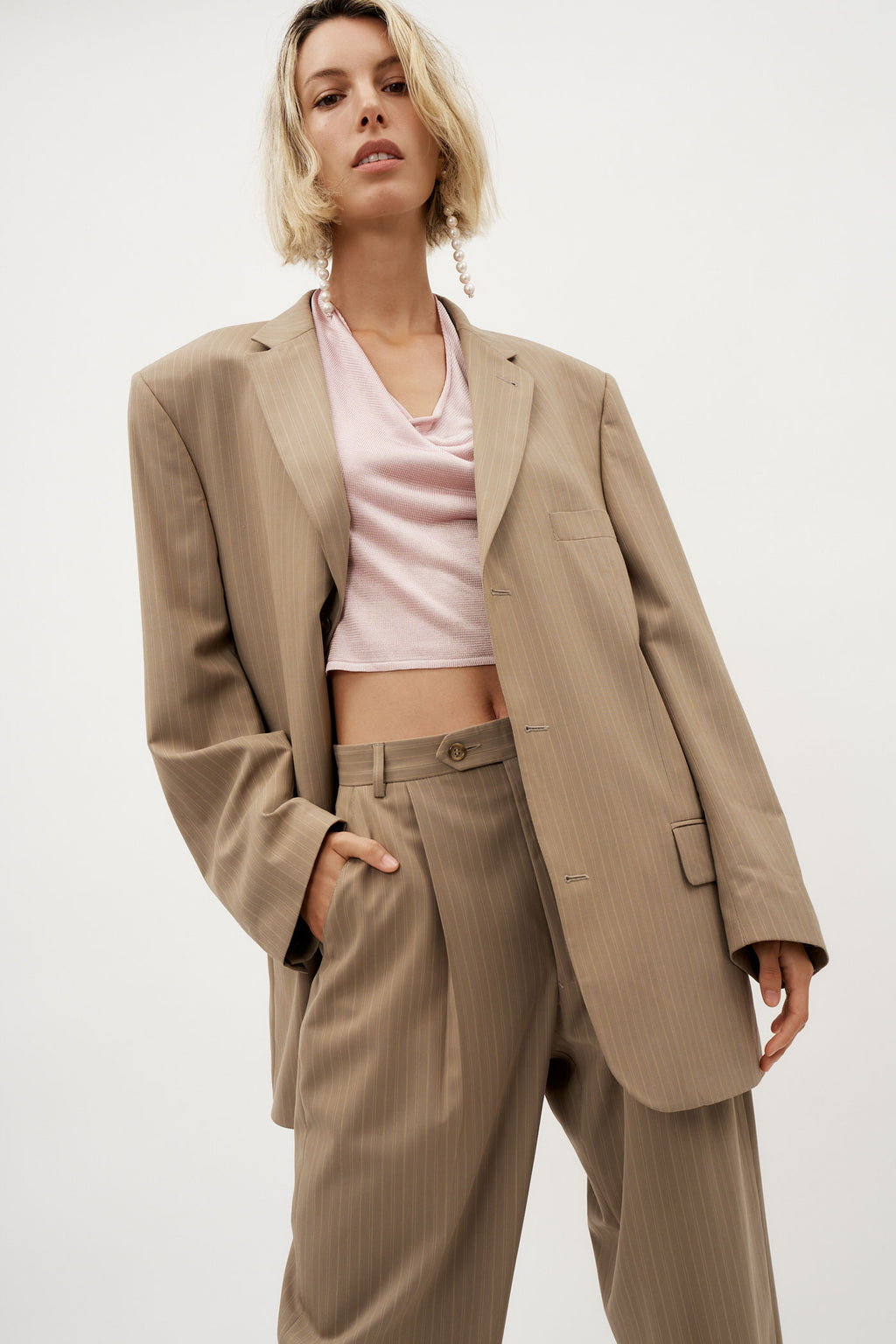 Beige Suit