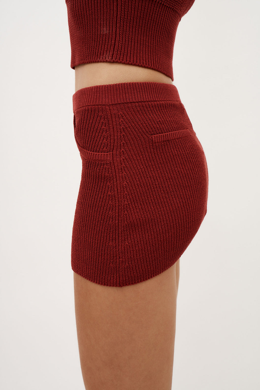 Leda Burgundy Skirt