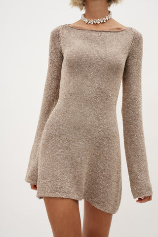 Audette Hazelnut Dress