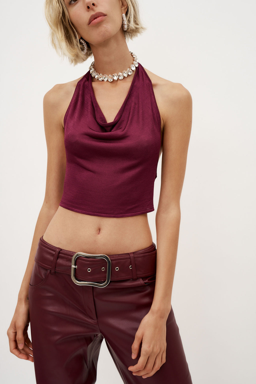 Cinnabar Burgundy Top