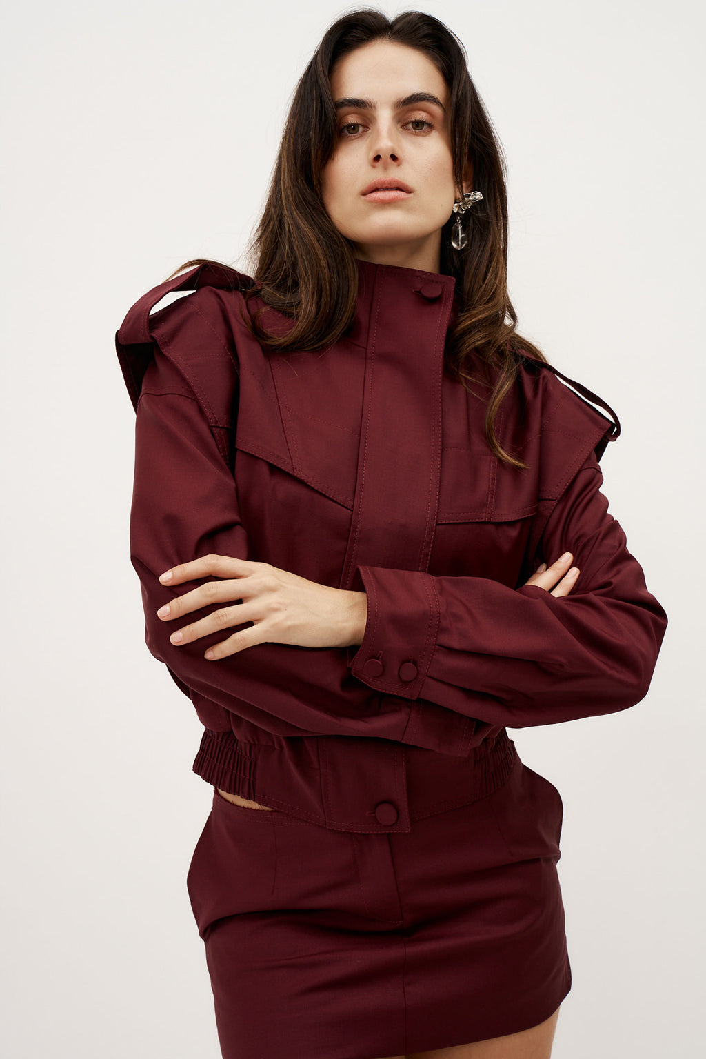 Salas Burgundy Jacket