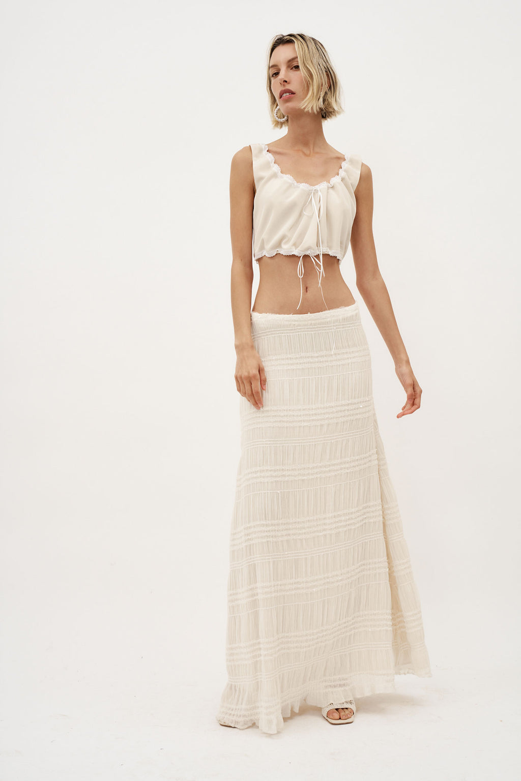 Lucia Ivory Skirt