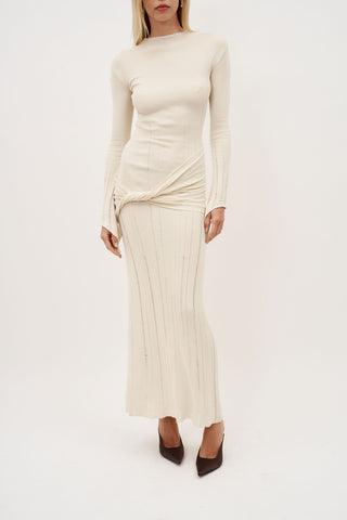 Hima Off White Dress