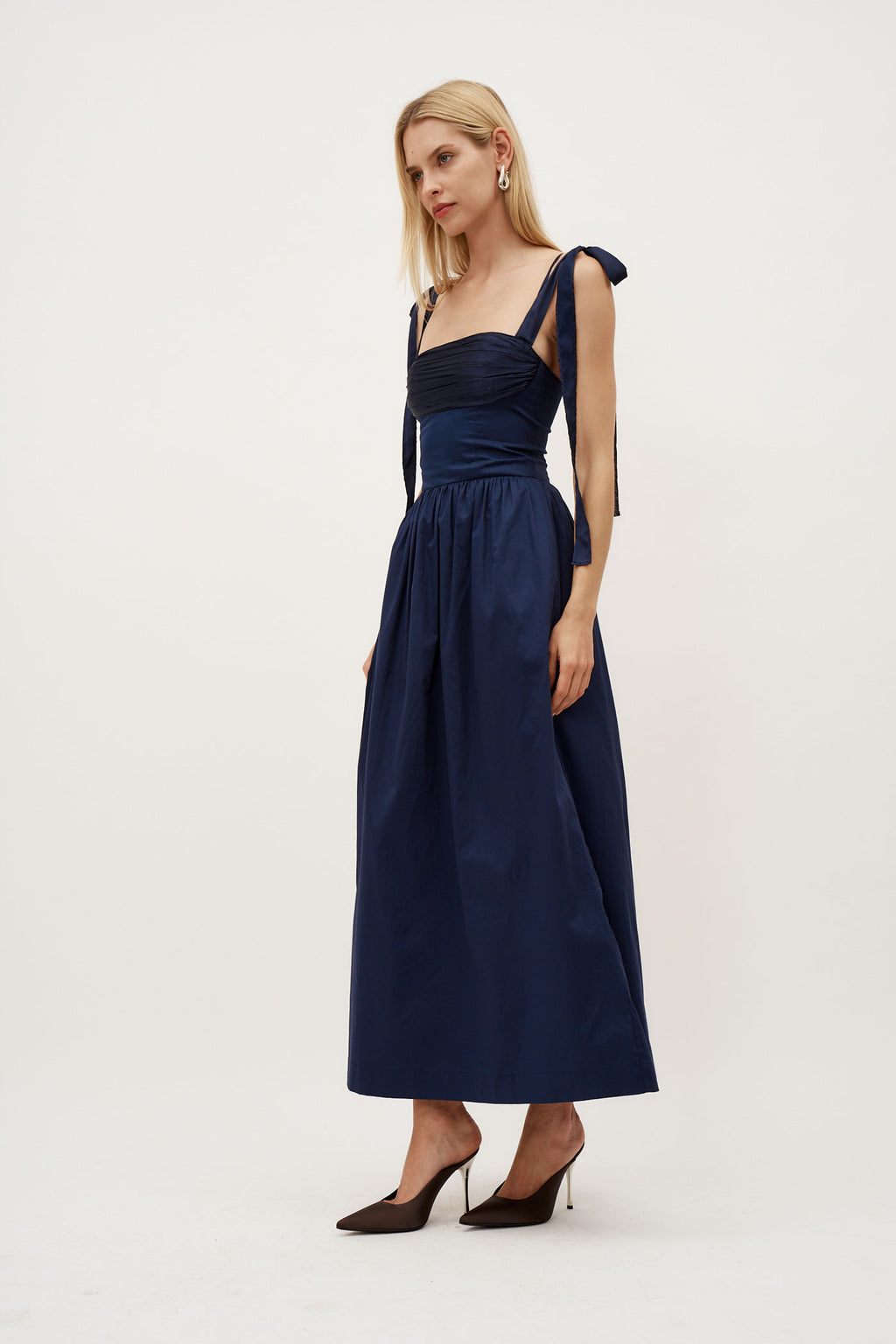 Elsa Navy Maxi Dress